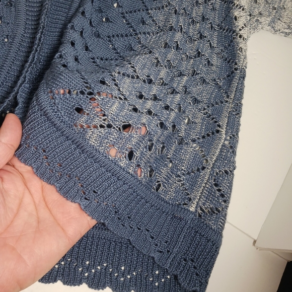 Carolyn Taylor Open Knit Cardigan Size XL Womens - Picture 3 of 9